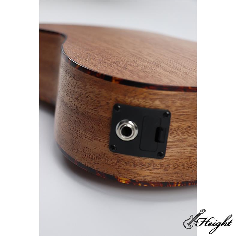 UKMHE23 mahogany ukulele with pickup 6