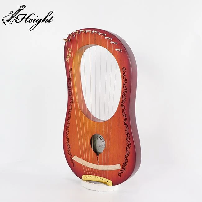 solid wood small harp 10 string