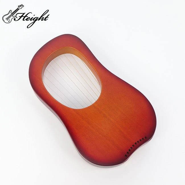 Okoume wood lyre harp