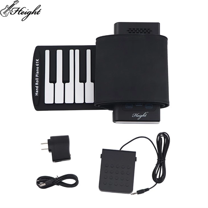 61 Toetsen Roll-UP Keyboard Piano
