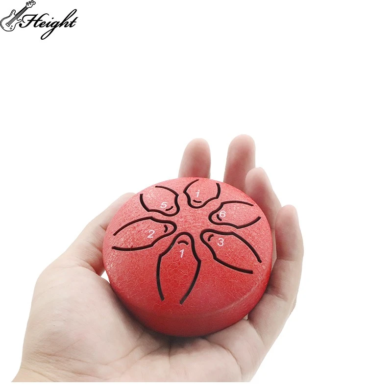 Mini Steel Tongue Drum 3 Inch 6 Tones Major A Tuning suppliers