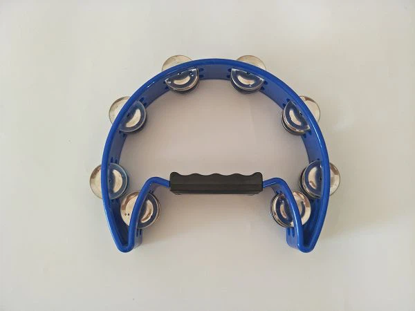 Plastic Tambourine With 16 Sets Of Jingles