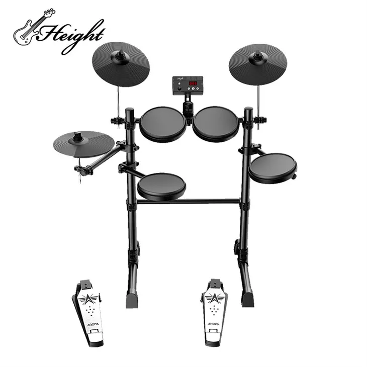 Drumset Electronic Drums Set 5 Drums+3 Cymbals