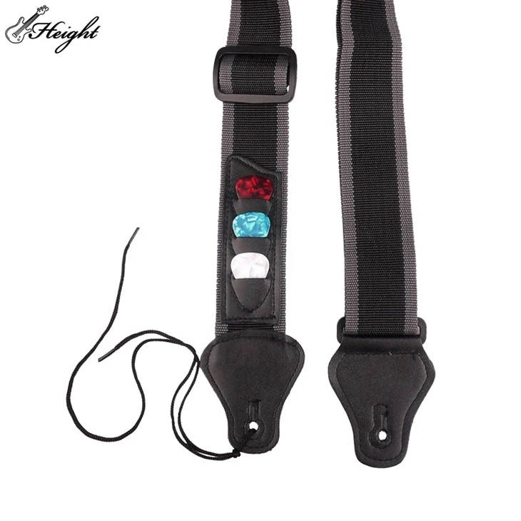 High Quality Guitar Strap Cotton And PU Leather Strap