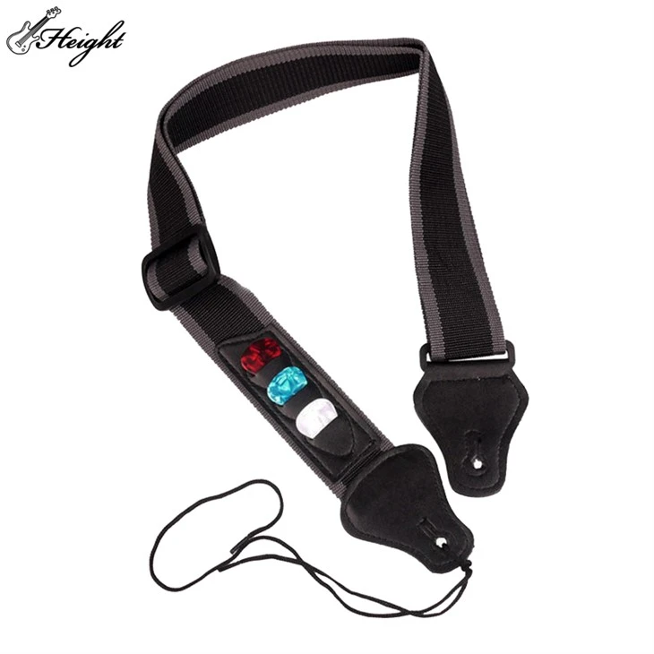 High Quality Guitar Strap Cotton And PU Leather Strap