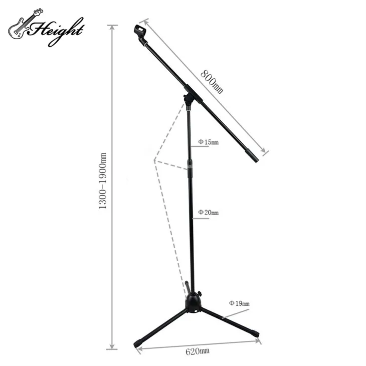 Microphone Stand Crossbar Alloy Connector Aluminum