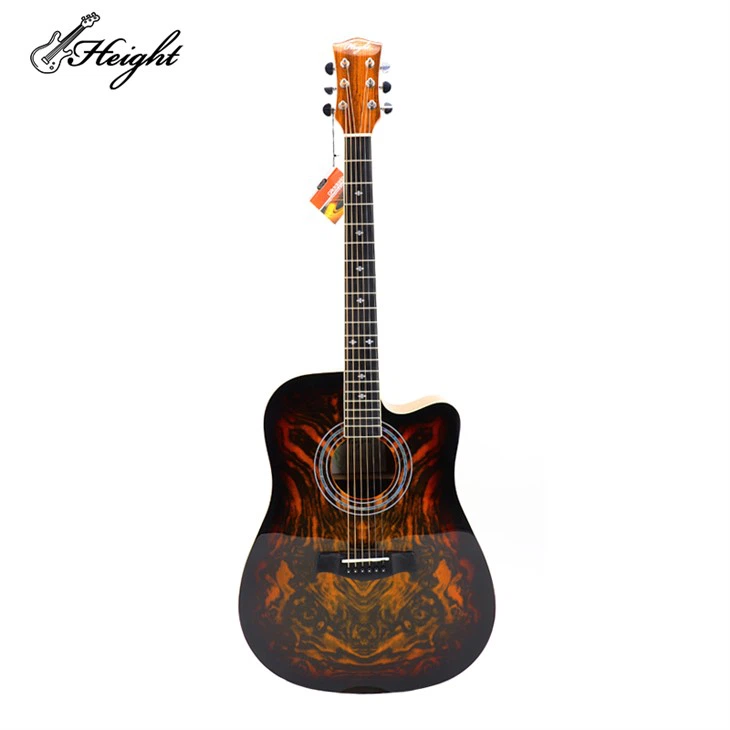 Solid Top Spruce Wood 41 Inch Acoustic Guitar